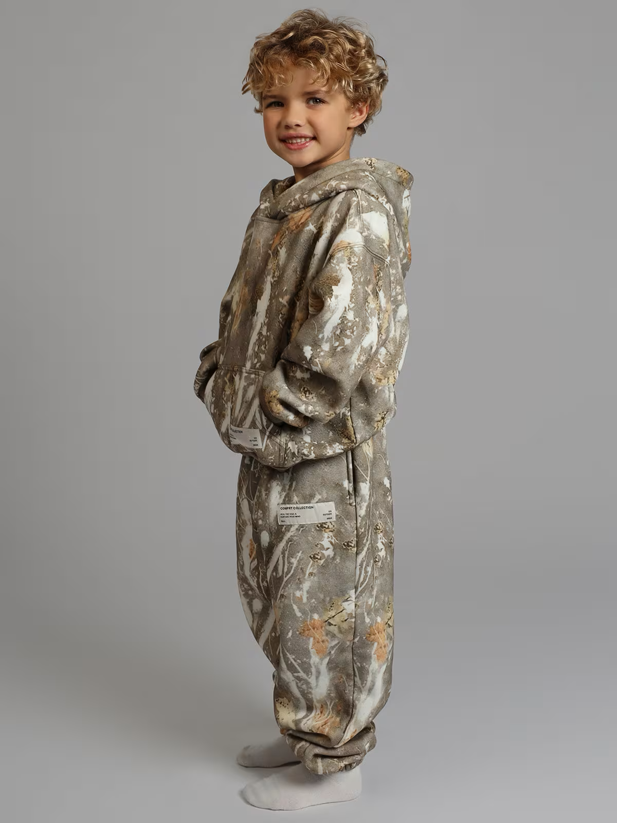 Adult + Kids Camo Set